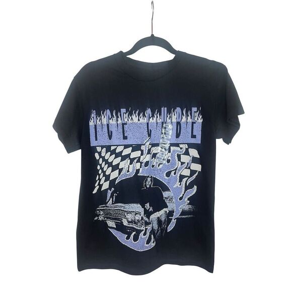 Merch Traffic Ice Cube Graphic T-Shirt Black Womens Size S Hip-Hop Tee - Picture 3 of 5